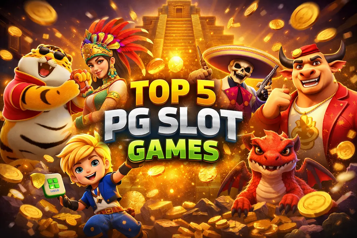 ท็อป 5 เกมส์ PG SLOT ฟรีสปิน 50 บาท